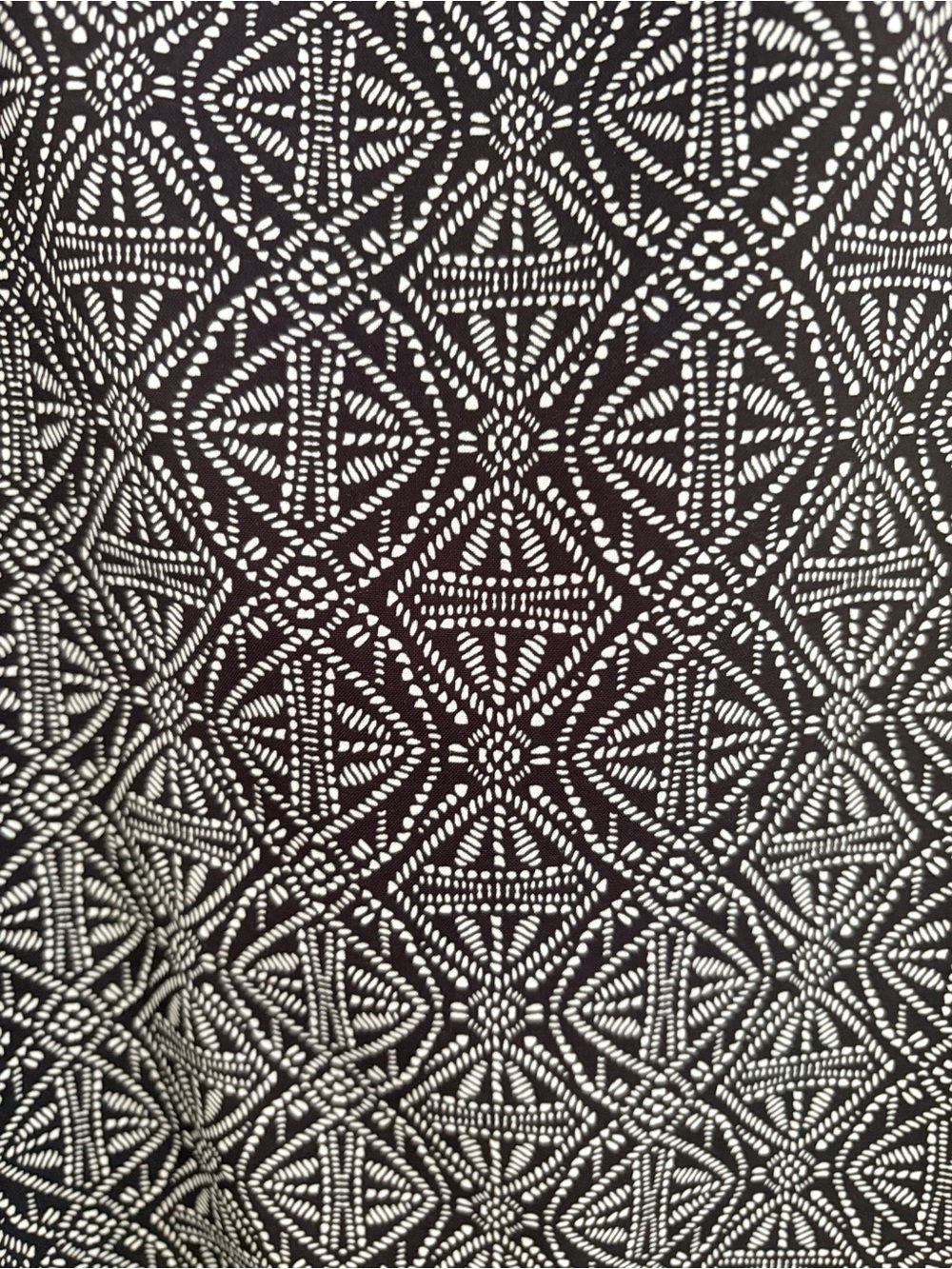 Ripskirt Hawaii Black & White Geometric Midi Wrap Skirt - Picture 3 of 5
